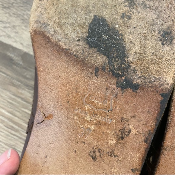 Moschino Brown Leather Lace Up Oxford Shoes - Picture 9 of 9